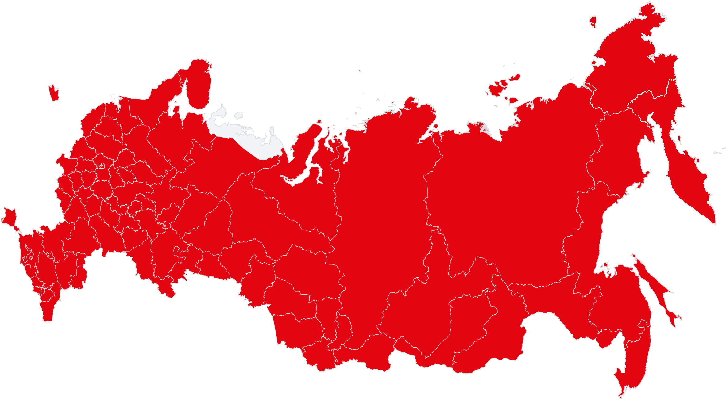 Зона покрытия МТС Транспорт